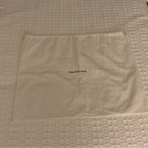Balenciaga Cream Colored  Drawstring Bag